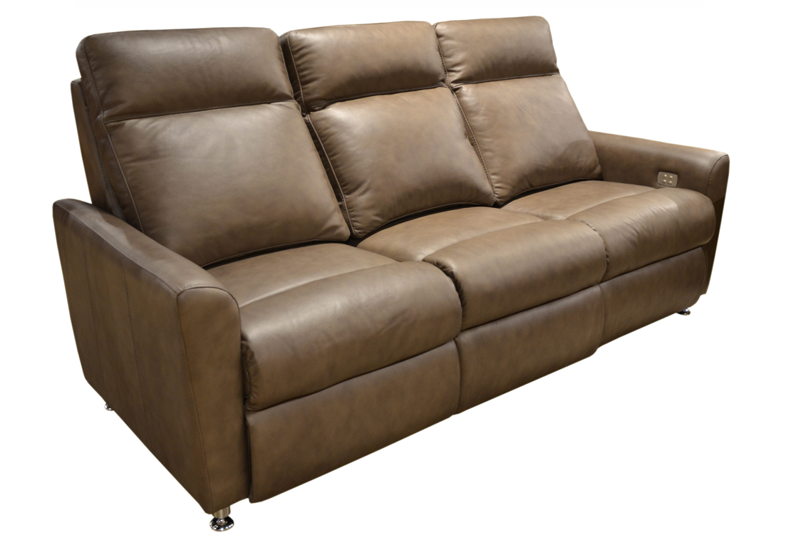 Kato Power Reclining Leather Sofa or Set Power Lumbar Available