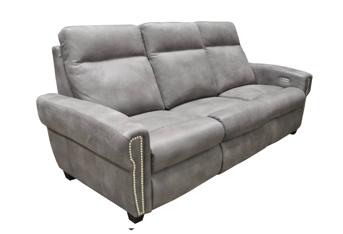 Hugo Power Reclining Leather Sofa or Set Power Lumbar Available