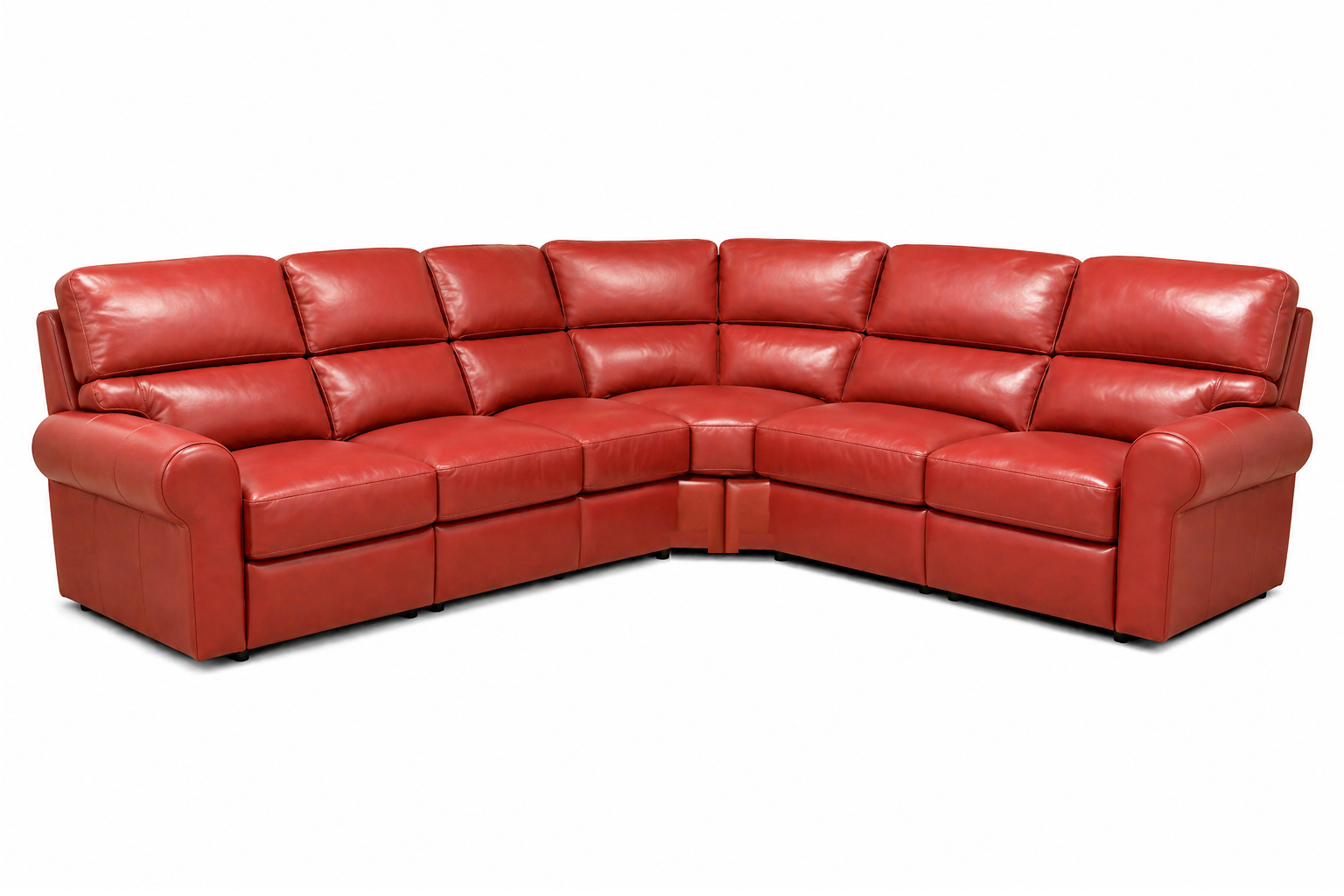Barrow Cove Reclining Leather Sectional - Available with Power Recline | Power Lumbar