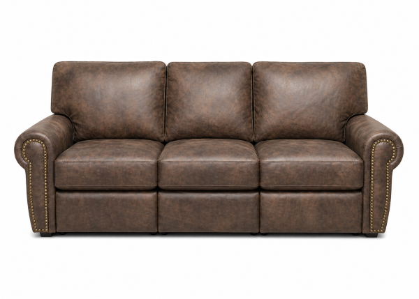 Beverra Reclining or Stationary Leather Sofa or Set - Available with Power Recline | Power Lumbar