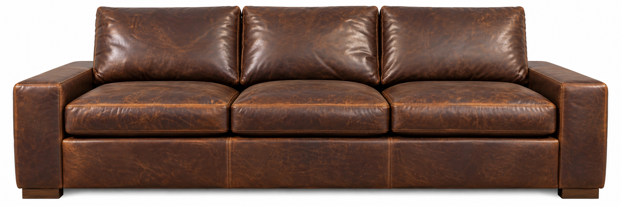 New River Oversized (Deep Seating) Leather Sofa or Set