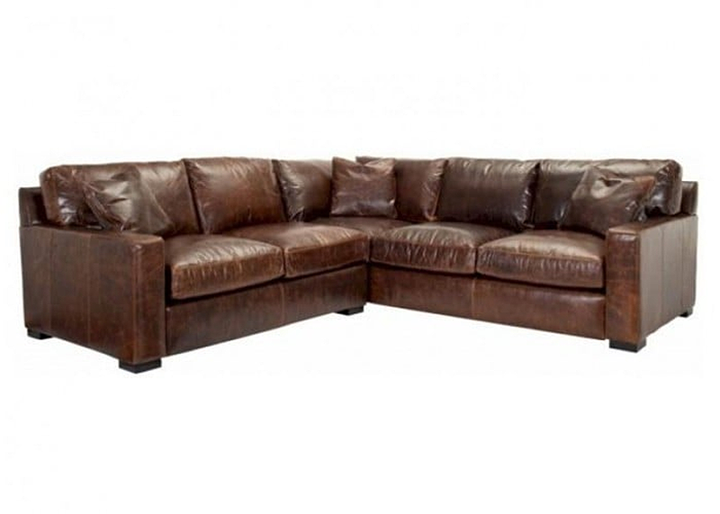 Max Deep Or Regular Seating Leather Sectional Get FREE Leather Samples