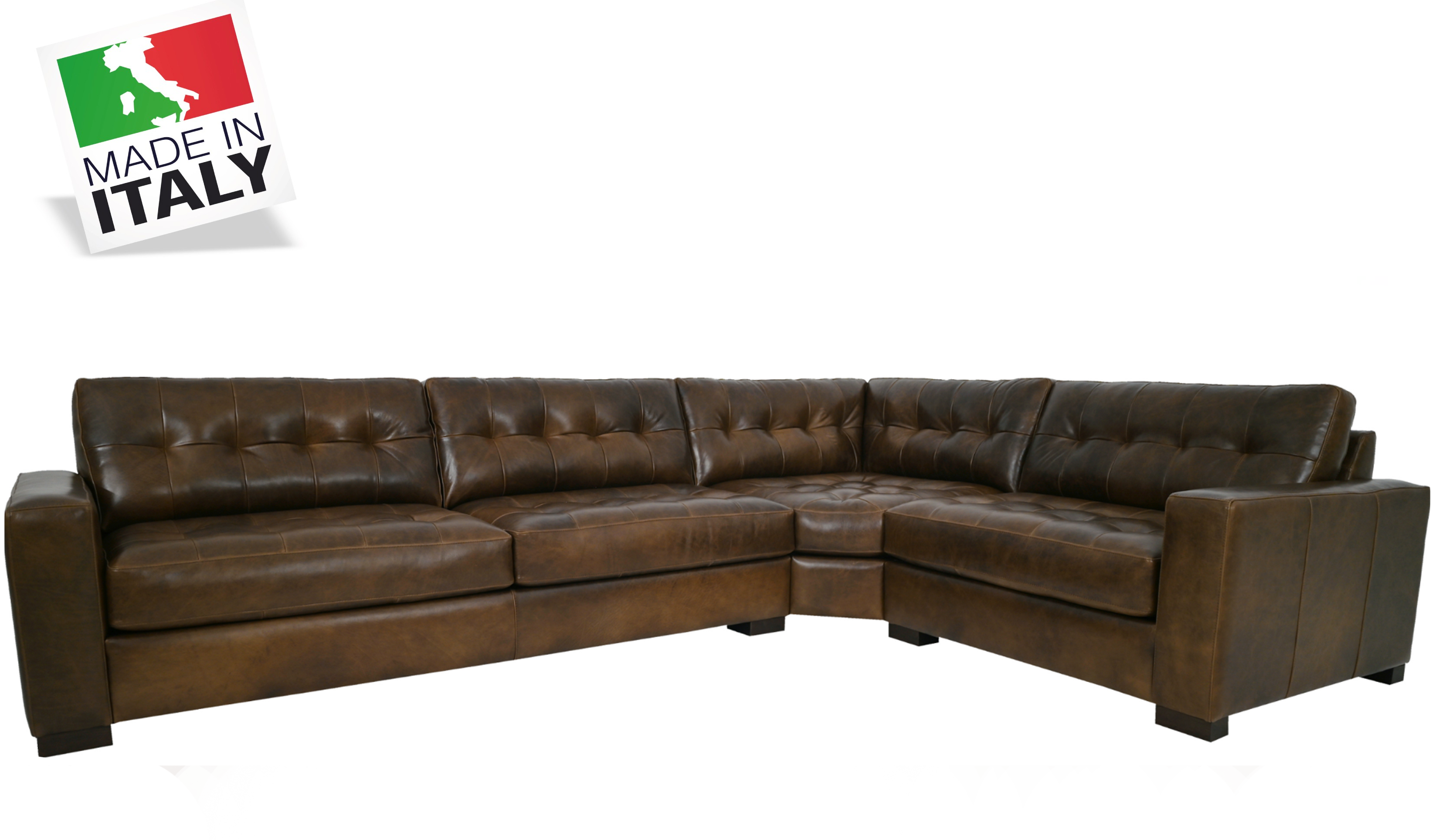 Milan Leather Sectional