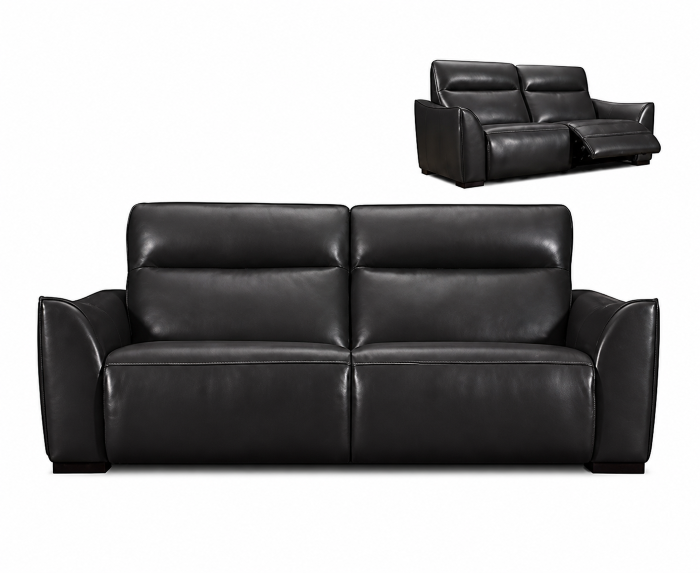 Lumen Power Reclining Leather Sofa or Set Get FREE Leather Samples