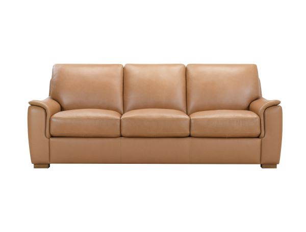 Macon Leather Sofa or Set Get FREE Leather Samples Available with a Push Back Recliner Chair