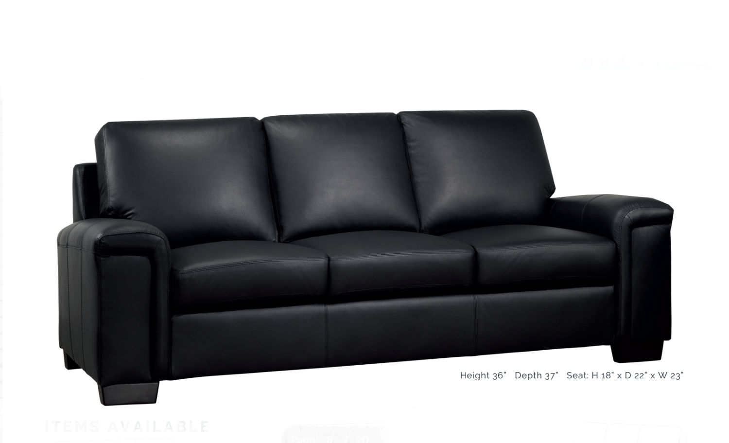 Icon Leather Sofa or Set