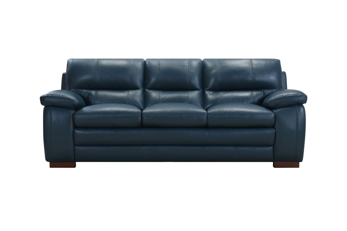 Verona Peacock Blue Leather