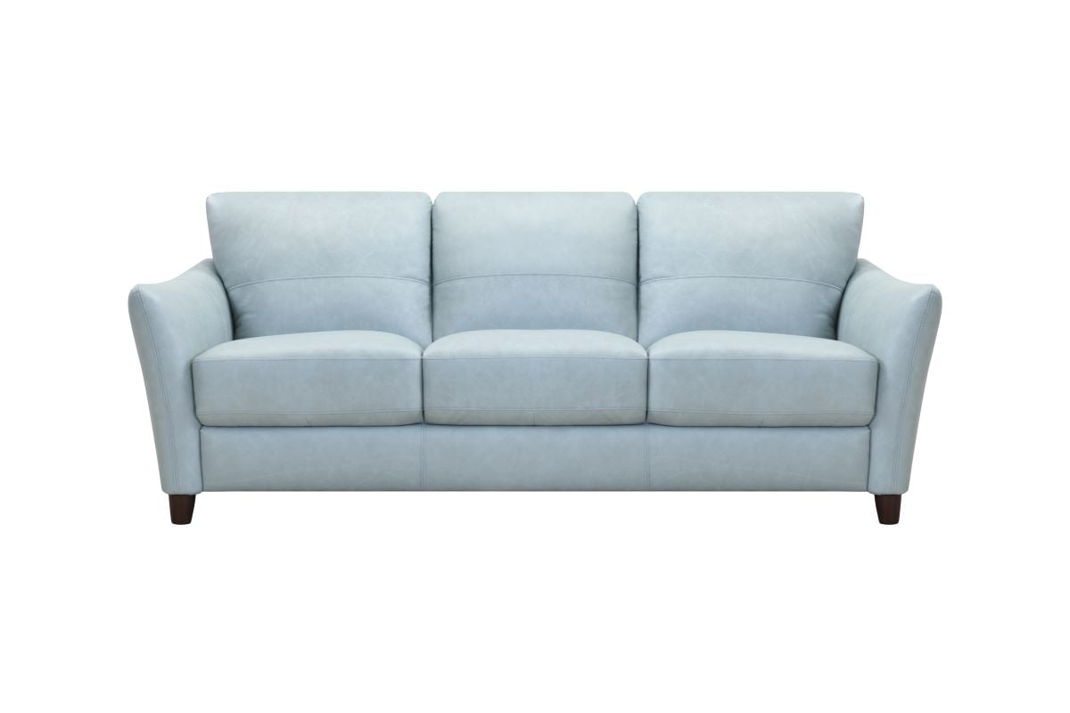 Heavenly Sky Blue Leather
