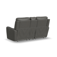 Flexsteel Carter Power Reclining Sofa or Set - With Power Tilt Headrest | Power Lumbar And Drop Down Table