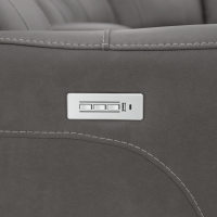 Flexsteel Carter Power Reclining Sofa or Set - With Power Tilt Headrest | Power Lumbar And Drop Down Table