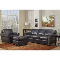 Chester Stationary Leather Sofa or Set