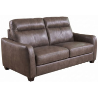 Ansley Leather Queen Sleeper Sofa 