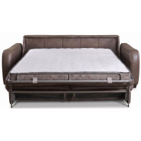 Ansley Leather Queen Sleeper Sofa 