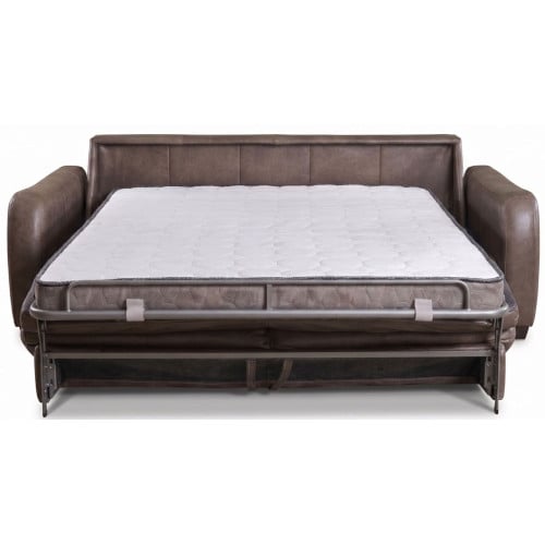 Ansley Leather Queen Sleeper Sofa 