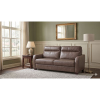 Ansley Leather Queen Sleeper Sofa 