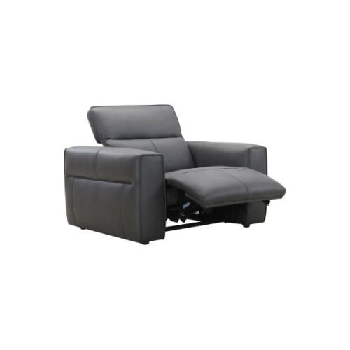 Duke Power Reclining Leather Sofa or Set with Power Headrest Get FREE Leather Samples