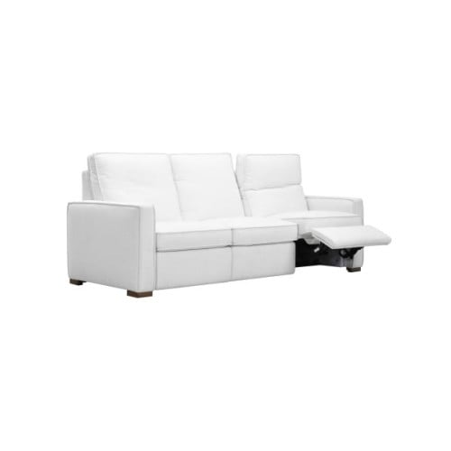 Miller Wall Hugger Power Reclining Leather Sofa or Set With Power Headrests And Finished Back Get FREE Leather Samples