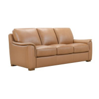 Macon Leather Sofa or Set Get FREE Leather Samples Available with a Push Back Recliner Chair