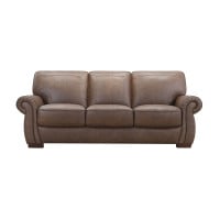 Darkham Leather Sofa Couch Loveseat, Chair