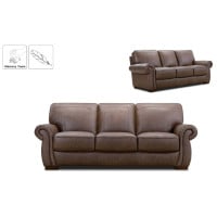 Darkham Leather Sofa Couch Loveseat, Chair