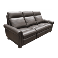 Park City Power Reclining Leather Sofa or Set Power Lumbar Available