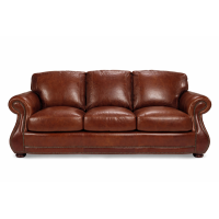 Russell Leather Sofa Loveseat Power Recliner Ottoman Available