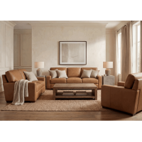 Poncho Leather Sofa Loveseat Chair Ottoman