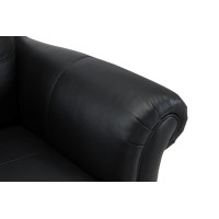 Atollo Black Leather