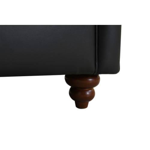 Atollo Black Leather