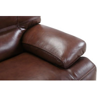 Atollo Reddish Brown Leather