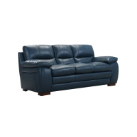 Verona Peacock Blue Leather
