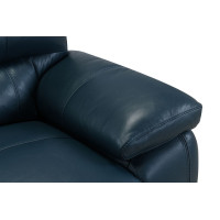 Verona Peacock Blue Leather