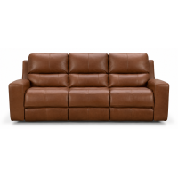Apex Power Reclining Leather Sofa or Set With Power Tilt Headrest | Power Lumbar
