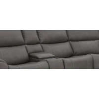Flexsteel Carter Power Reclining Sectional With Power Tilt Headrest And Power Lumbar
