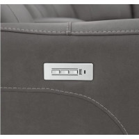 Flexsteel Carter Power Reclining Sectional With Power Tilt Headrest And Power Lumbar