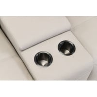 Napa Power Reclining Leather Sectional with Power Headrest Get FREE Leather Samples