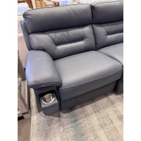 Tahoe Power Reclining Leather Sectional Power Headrest