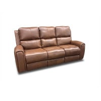 Asgard Power Reclining Leather Sofa or Set With Power Tilt Headrest | Power Lumbar