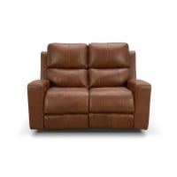 Apex Power Reclining Leather Sofa or Set With Power Tilt Headrest | Power Lumbar