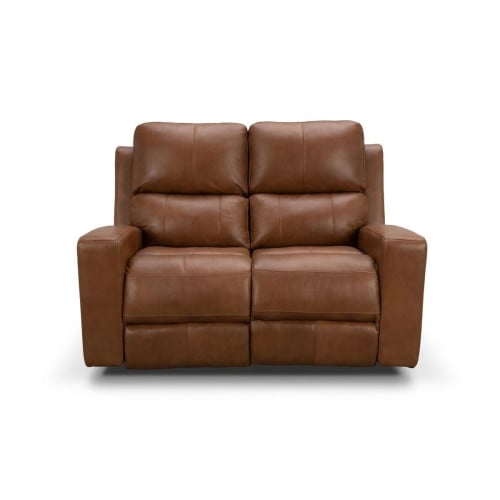 Apex Power Reclining Leather Sofa or Set With Power Tilt Headrest | Power Lumbar