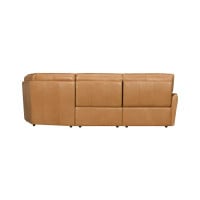 Marla Power Reclining Leather Sectional With Power Headrest Get FREE Leather Samples