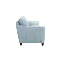 Heavenly Sky Blue Leather