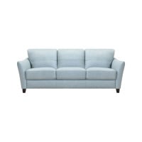 Heavenly Sky Blue Leather
