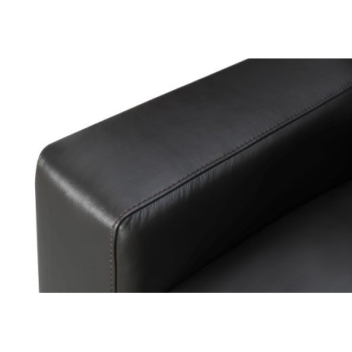 Atollo Black Coffee Leather