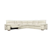 Palo Power Reclining Leather Sectional Get FREE Leather Samples