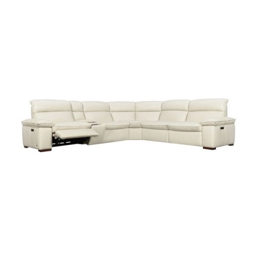 Palo Power Reclining Leather Sectional Get FREE Leather Samples