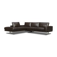 Ravina Leather Sectional Get FREE Leather Samples