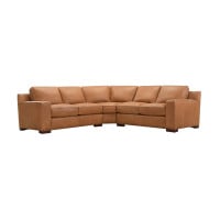 Sicelle Leather Sectional Get FREE Leather Samples