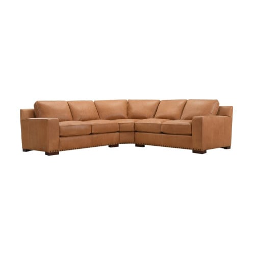 Sicelle Leather Sectional Get FREE Leather Samples
