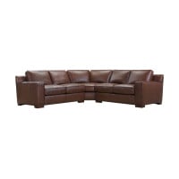 Sicelle Leather Sectional Get FREE Leather Samples